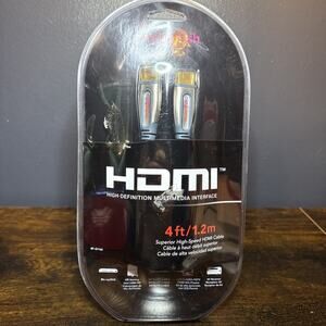 Rocketfish 4' / 1.2 meters Superior High Speed HDMI High Definition Cable NEW